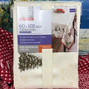 Mainstays Cream Holiday Tablecloth 
A-10
